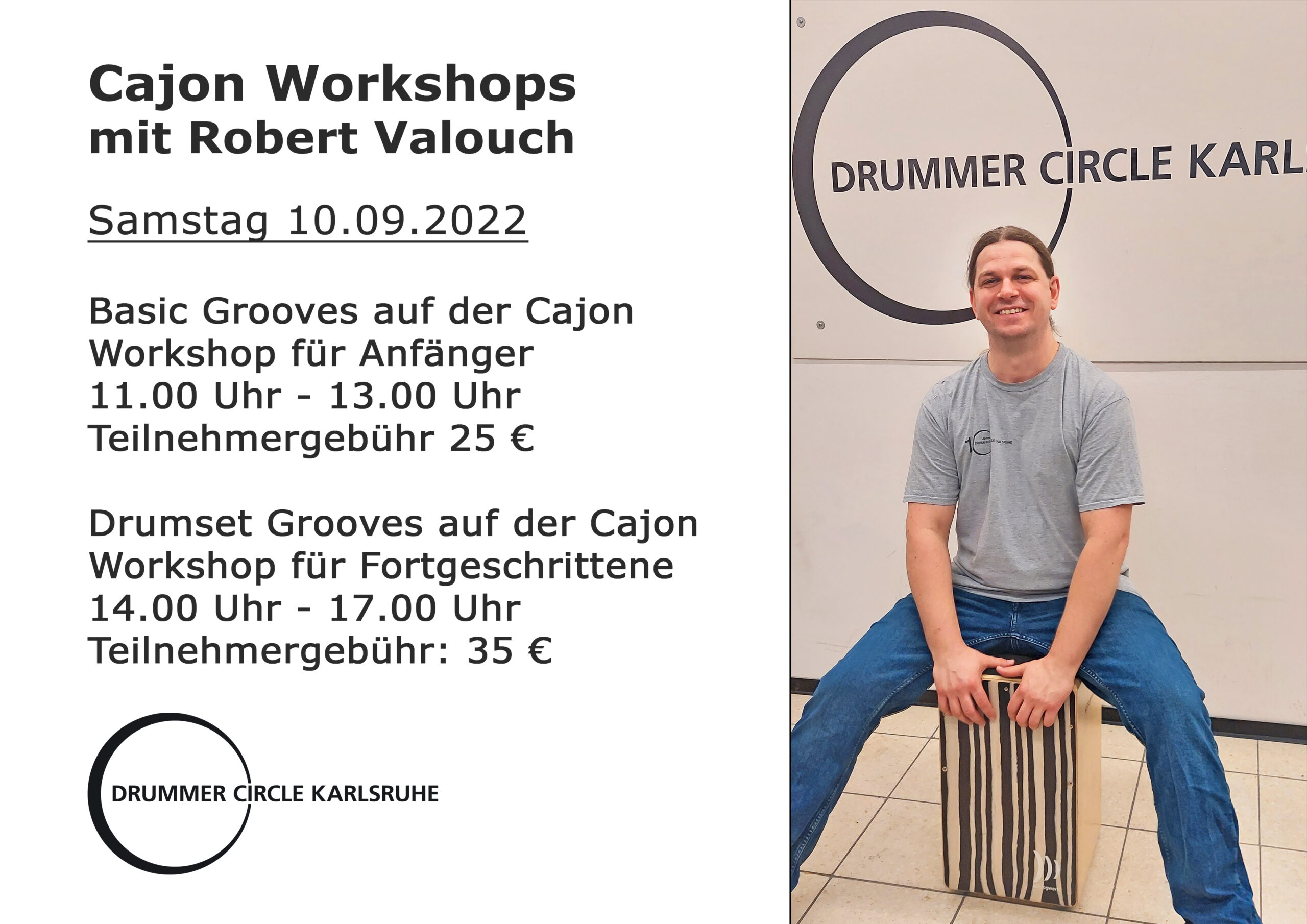 Cajon Workshops mit Robert Valouch